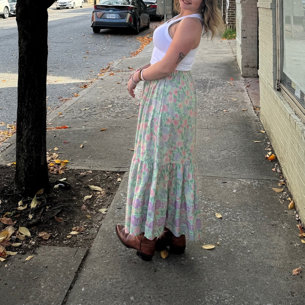Saltwater luxe maxi skirt